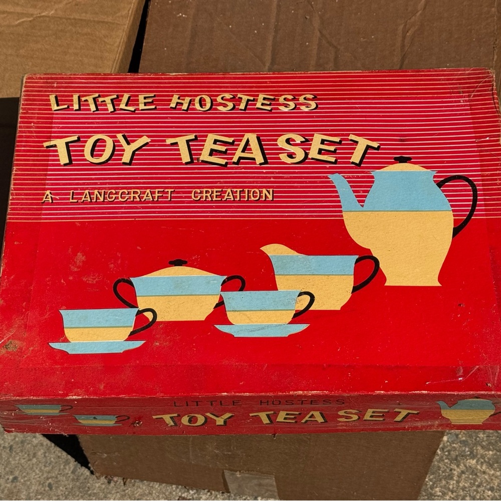 Vintage Little Hostess Toy Tea Set